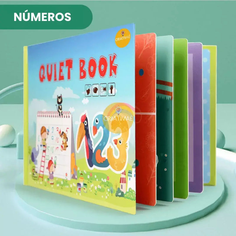 Livro Interativo Montessori Educação Infantil Criativaê QuietBook