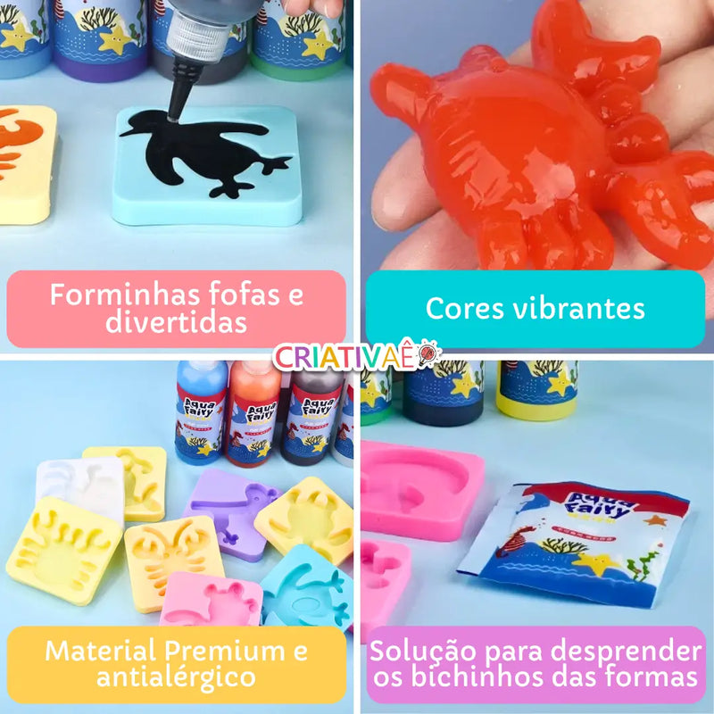 Áqua Fairy - Kit Mágico Completo para Desenhos 3D em Água (Atóxico 100% Seguro)