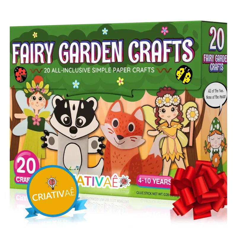 Caixa Criativa 20 Atividades de Papel – Kit de Artes Educativo Infantil | CRIATIVAE