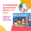 Caixa Criativa 20 Atividades de Papel – Kit de Artes Educativo Infantil | CRIATIVAE