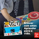 Bongo Musical Infantil de Madeira Premium com Tecnologia Magic Touch Luzes e Melodias – Hape