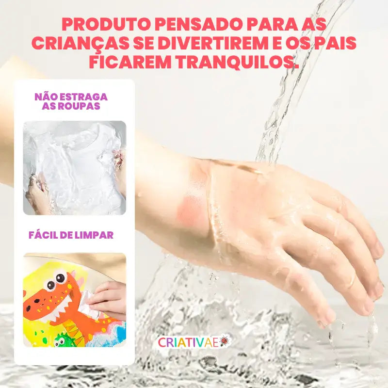 Giz pintura à óleo Jumbo Twistável Criativae – Cores Vivas, Mãos Felizes! | CRIATIVAE