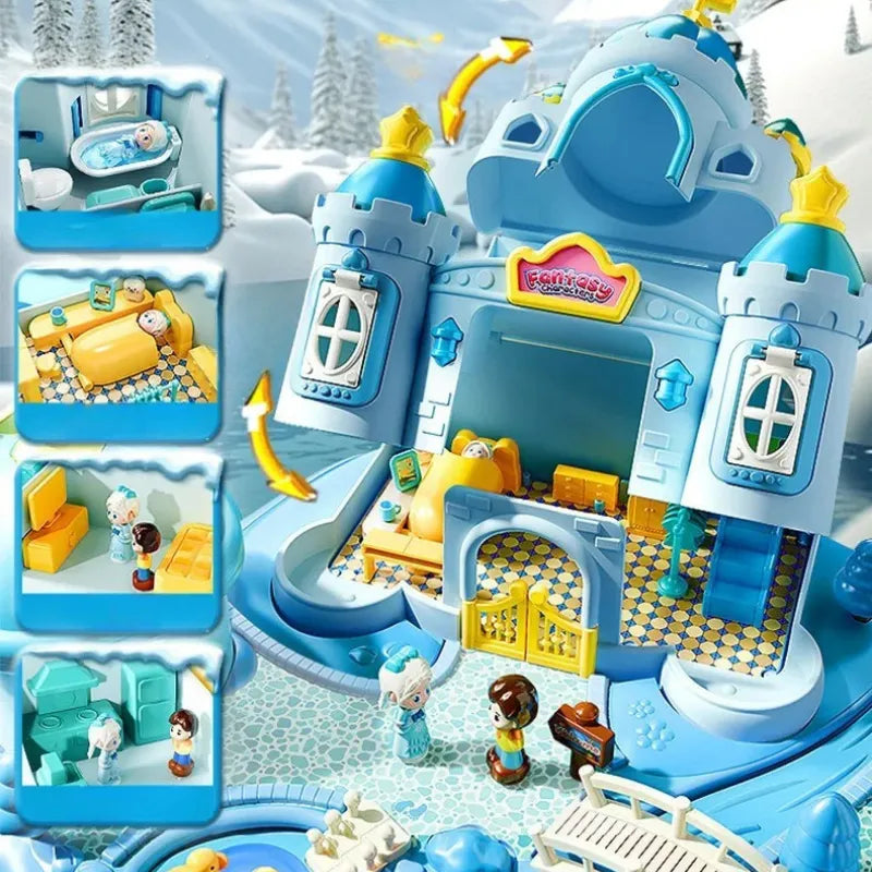 Castelo Mágico de Princesas – Quebra-Cabeça Magnético para Meninas | CRIATIVAE