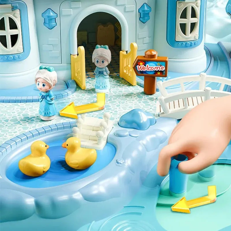 Castelo Mágico de Princesas – Quebra-Cabeça Magnético para Meninas | CRIATIVAE