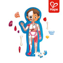 Quebra-Cabeça Corpo Humano Gigante 3D e Anatomia Infantil | Hape