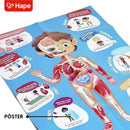Quebra-Cabeça Corpo Humano Gigante 3D e Anatomia Infantil | Hape
