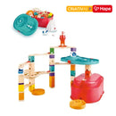 Conjunto de Blocos de Madeira Hape Quadrilla Stack Track para Corrida de Bolas