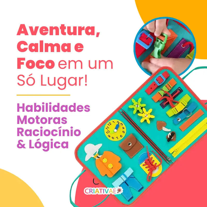 Educa Space - Livro Educativo Sensorial e Interativo