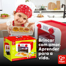 Forno Infantil Educativo de Madeira com Cookies Mágicos, Acessórios e Design Alemão – Hape