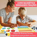 Livro Montessori Magnético de Frações – Aprendizado Visual e Educativo | CRIATIVAE