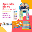 Livros Educativos Flip de Leitura e Rima Bilíngue – Conjunto de 30 Livros e Cartas de Vocabulário | CRIATIVAE