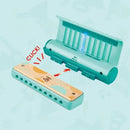 Gaita Infantil Educativa de Madeira com Luzes Guia, Músicas e Bateria Recarregável – Hape