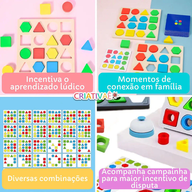 Geometric Kids - Brinquedo Educativo de Formas Geométricas: Diversão Competitiva e Aprendizado!