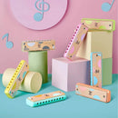 Harmónica Blues com 10 buracos - instrumento musical de madeira para crianças | Hape