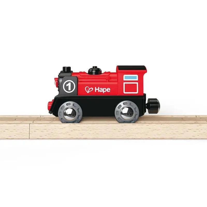 Trenzinho Infantil de Madeira com Luzes e Design Alemão Premium – Hape