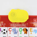 Pôster Interativo Bilíngue Inglês e Espanhol – Brinquedo Educativo Musical para Crianças | CRIATIVAE