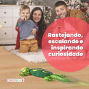 Lagarto Robótico Premium que Sobe Paredes – Brinquedo STEM Interativo com Controle Remoto | CRIATIVAE