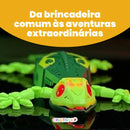 Lagarto Robótico Premium que Sobe Paredes – Brinquedo STEM Interativo com Controle Remoto | CRIATIVAE