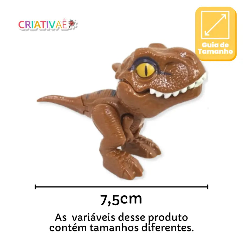 Kit Nhacssauros Premium - Kit Dinossauros de Brinquedo Anti-stress