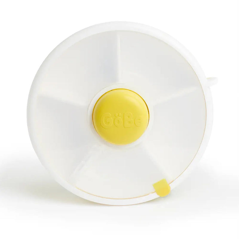 Lancheira Infantil GoBe Snack Spinner Original Portátil com Divisórias Rotativas Livre de BPA