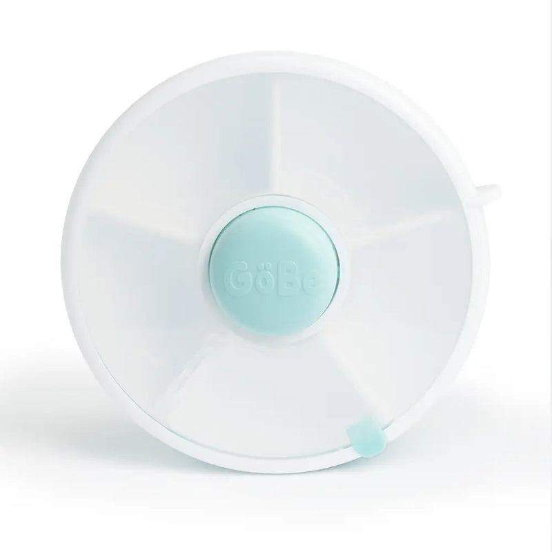Lancheira Infantil GoBe Snack Spinner Original Portátil com Divisórias Rotativas Livre de BPA