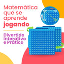 Kit de Matemática Interativo Pop It – Aprendizado Divertido de Frações, Soma, Subtração, Multiplicação e Divisão | CRIATIVAE