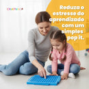 Kit de Matemática Interativo Pop It – Aprendizado Divertido de Frações, Soma, Subtração, Multiplicação e Divisão | CRIATIVAE