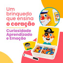 Quebra-Cabeça Magnético Educativo de Emoções e Criatividade – Brinquedo Sensorial Premium | CRIATIVAE