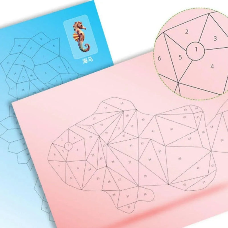 Kit 3D de Colagem Geométrica – Brinquedo Educativo Criativo para Crianças 3+ | CRIATIVAE