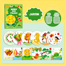 Mundo das Folhas – Kit de Pintura 3D com Folhas Criativas | CRIATIVAE