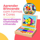 Tangram Magnético Educativo para Crianças – Brinquedo de Montar e Aprender | CRIATIVAE