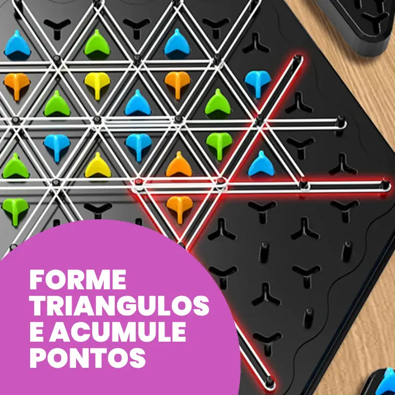 Jogo de Triângulos Magnéticos – Desenvolve Lógica e Estratégia | CRIATIVAE
