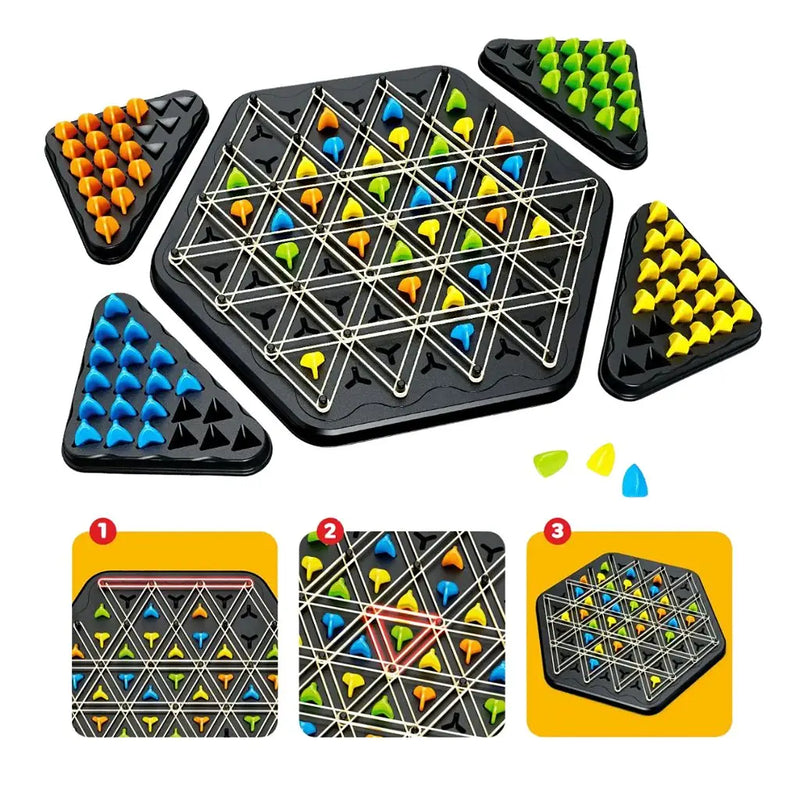 Jogo de Triângulos Magnéticos – Desenvolve Lógica e Estratégia | CRIATIVAE