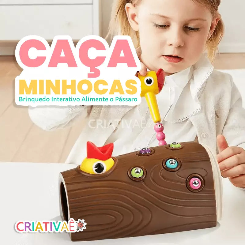 Caça Minhocas + Brinde Exclusivo 3+ Criativaê 