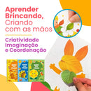 Mundo das Folhas – Kit de Pintura 3D com Folhas Criativas | CRIATIVAE