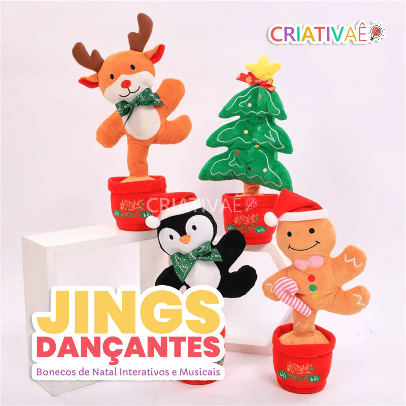 Jings Dançantes de Natal Criativaê + Brinde Exclusivo 3+ Criativaê 