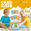 Card Kids - Cards Falantes Educacionais para Desenvolvimento Cognitivo e Linguístico - 224 palavras