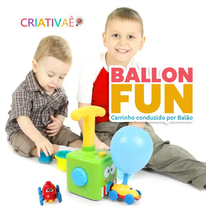 Ballon Fun - Carrinho conduzido por balão I&C 3 Criativaê 