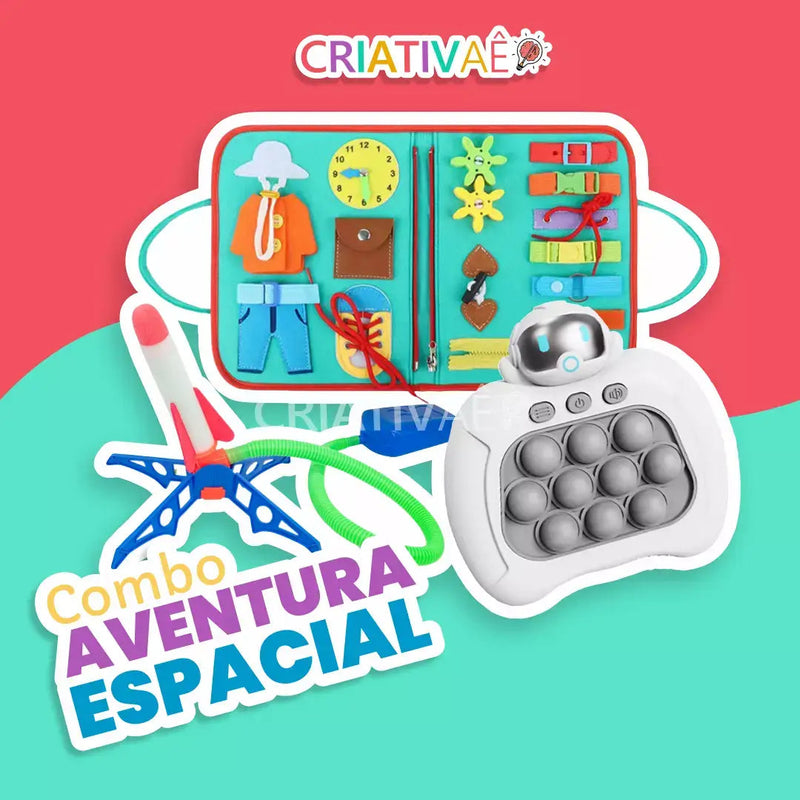 Combo Aventura Espacial + Brinde Exclusivo 3+ Criativaê 