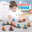 Conta Trem - KIT de Trens Magnéticos Educativos I&C 3 Criativaê 