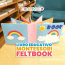 Livro Educativo Montessori - Criativaê FeltBook I&C 3 Criativaê 