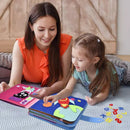 Livro Educativo Montessori - Criativaê FeltBook I&C 3 Criativaê 