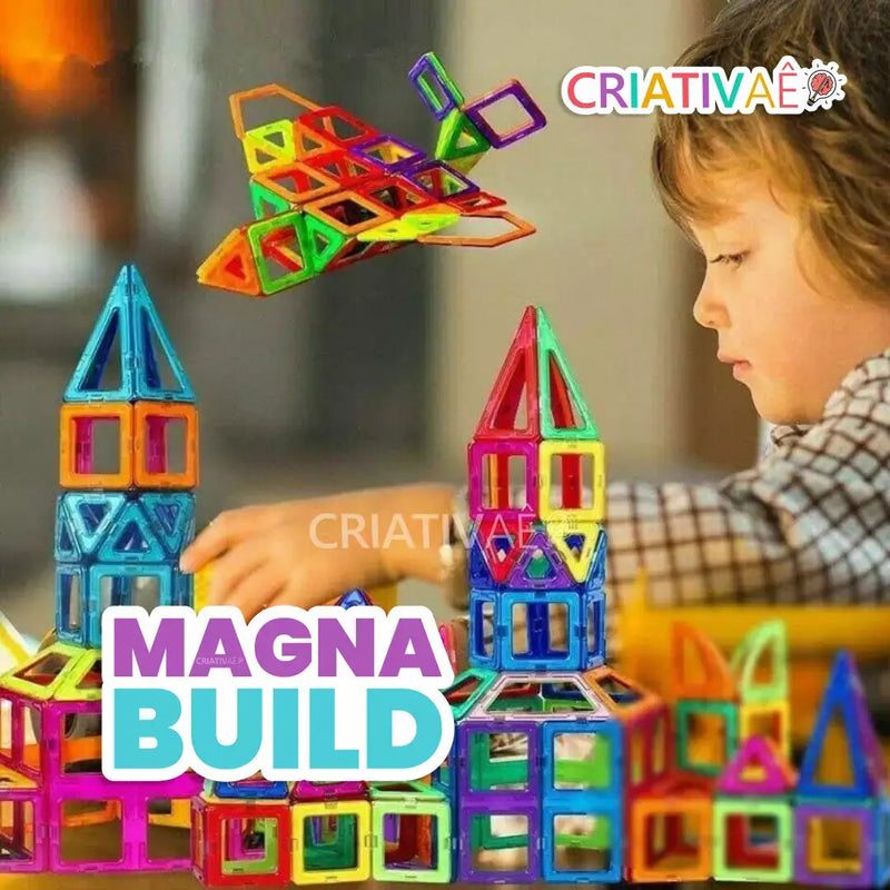 Magna Build - Construção Magnética + Brinde Exclusivo 3+ Criativaê 