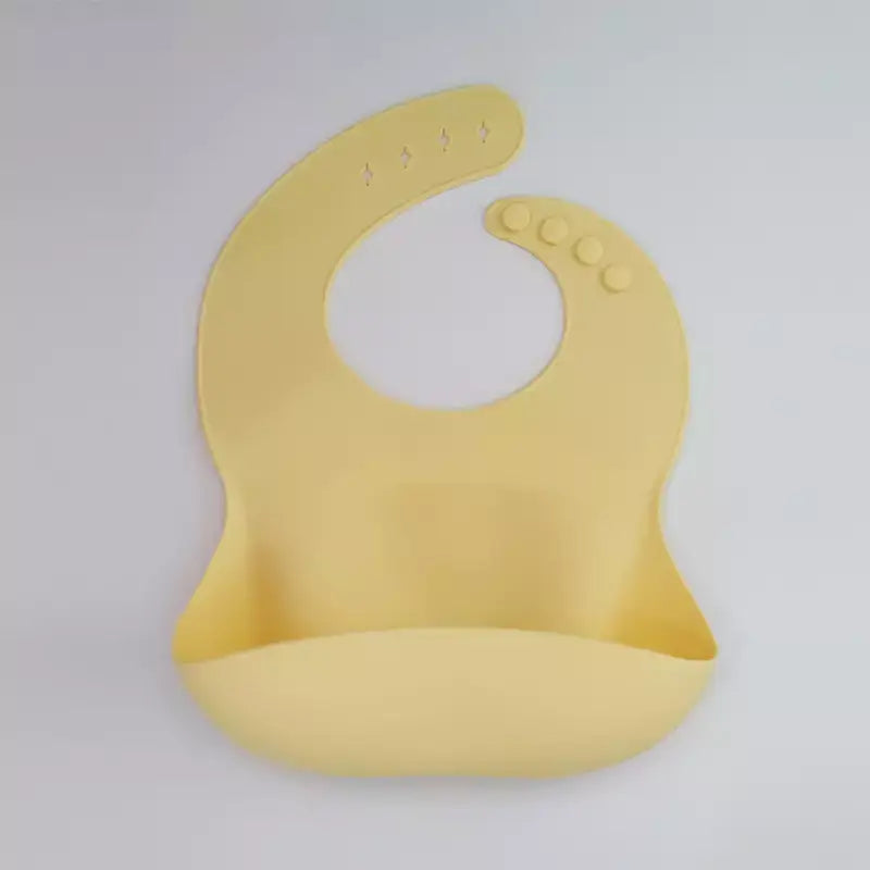 Migalhito - Babador de Silicone Impermeável Criativaê Amarelo 