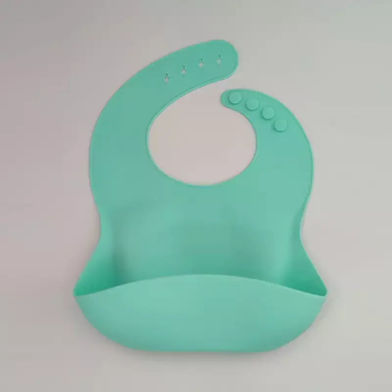 Migalhito - Babador de Silicone Impermeável Criativaê Ciano 