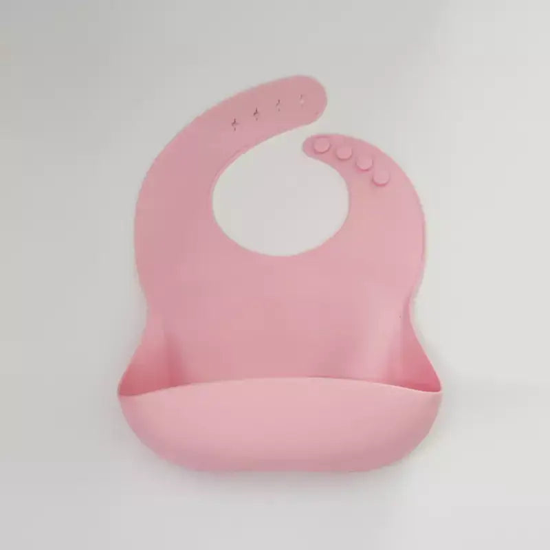 Migalhito - Babador de Silicone Impermeável Criativaê Rosa 