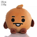 Pelúcia Kpop Super Star BT21 Criativaê Shooky 18 Centímetros 