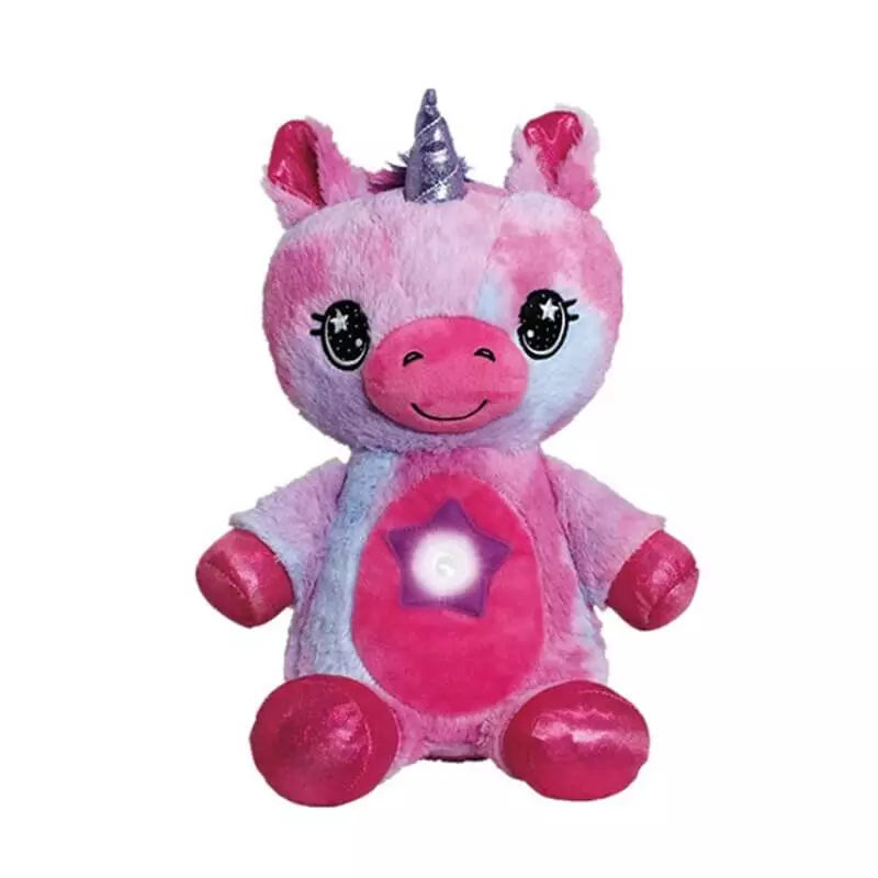 Pup Star - Brinquedo de Pelúcia com Projetor Criativaê I&C 3 Criativaê Unicórnio Rosa 