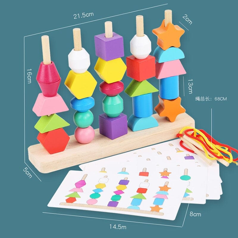 Quebra cabeça correpondente Montessori- Brinquedo interativo Criativaê 