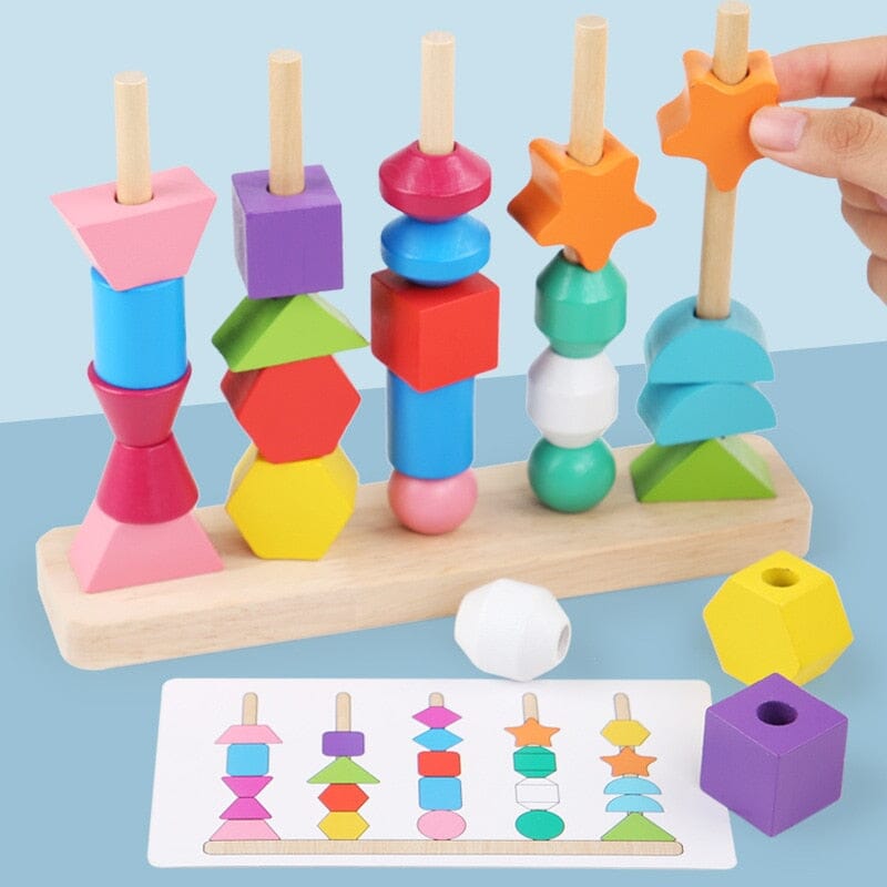Quebra cabeça correpondente Montessori- Brinquedo interativo Criativaê 